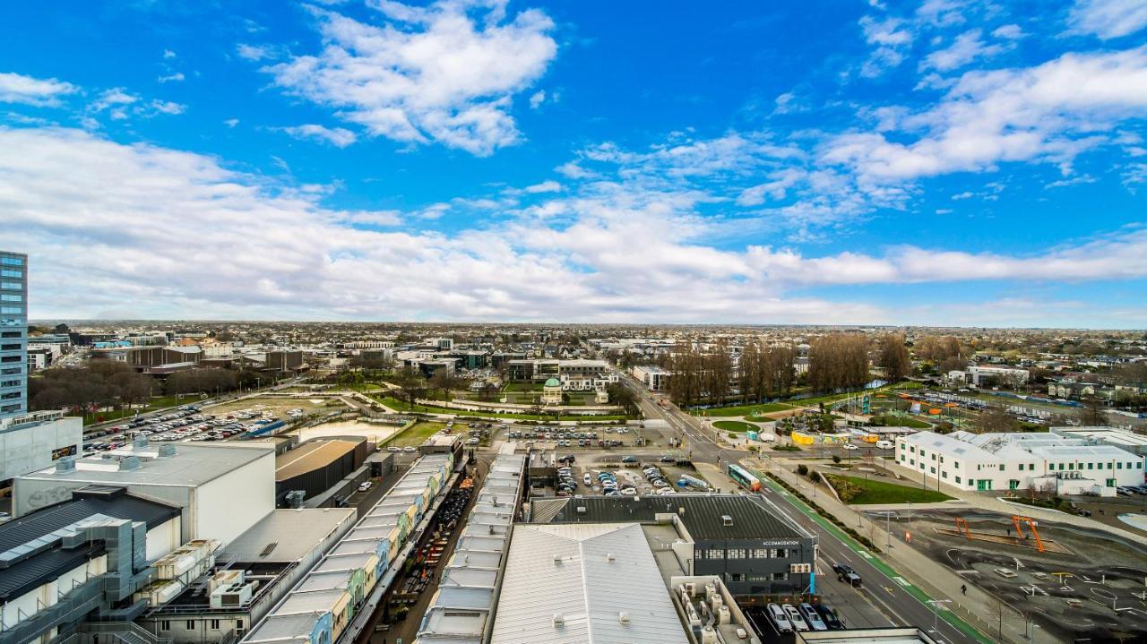 Central City View With Free Valet Parking Christchurch Buitenkant foto