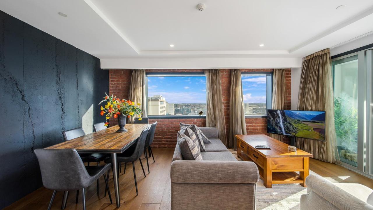 Central City View With Free Valet Parking Christchurch Buitenkant foto