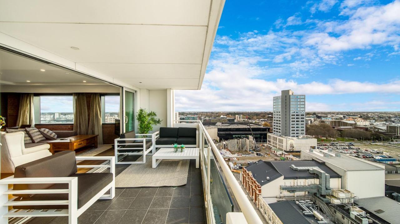 Central City View With Free Valet Parking Christchurch Buitenkant foto