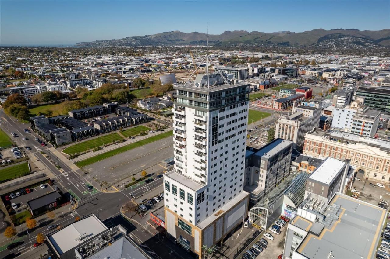 Central City View With Free Valet Parking Christchurch Buitenkant foto