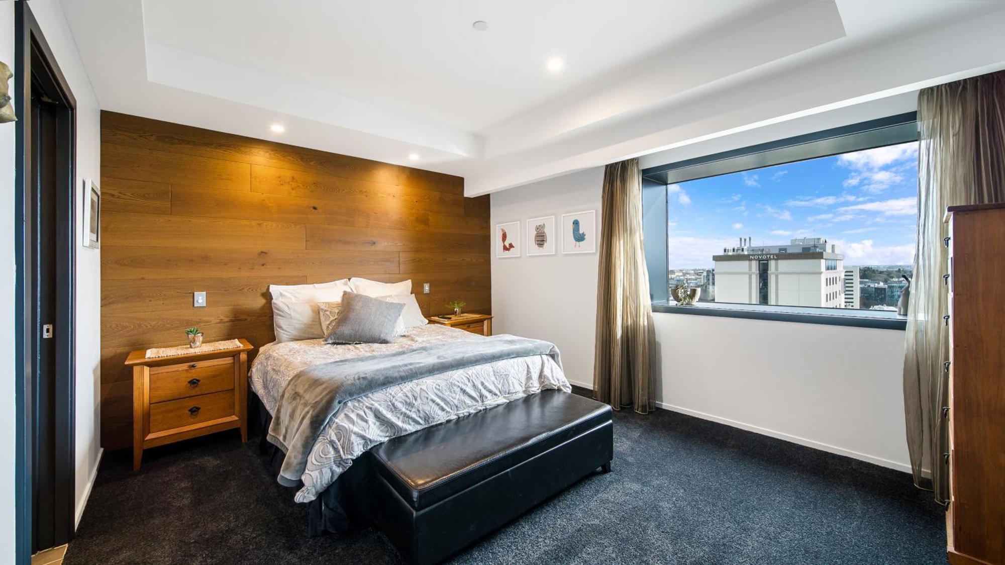 Central City View With Free Valet Parking Christchurch Buitenkant foto